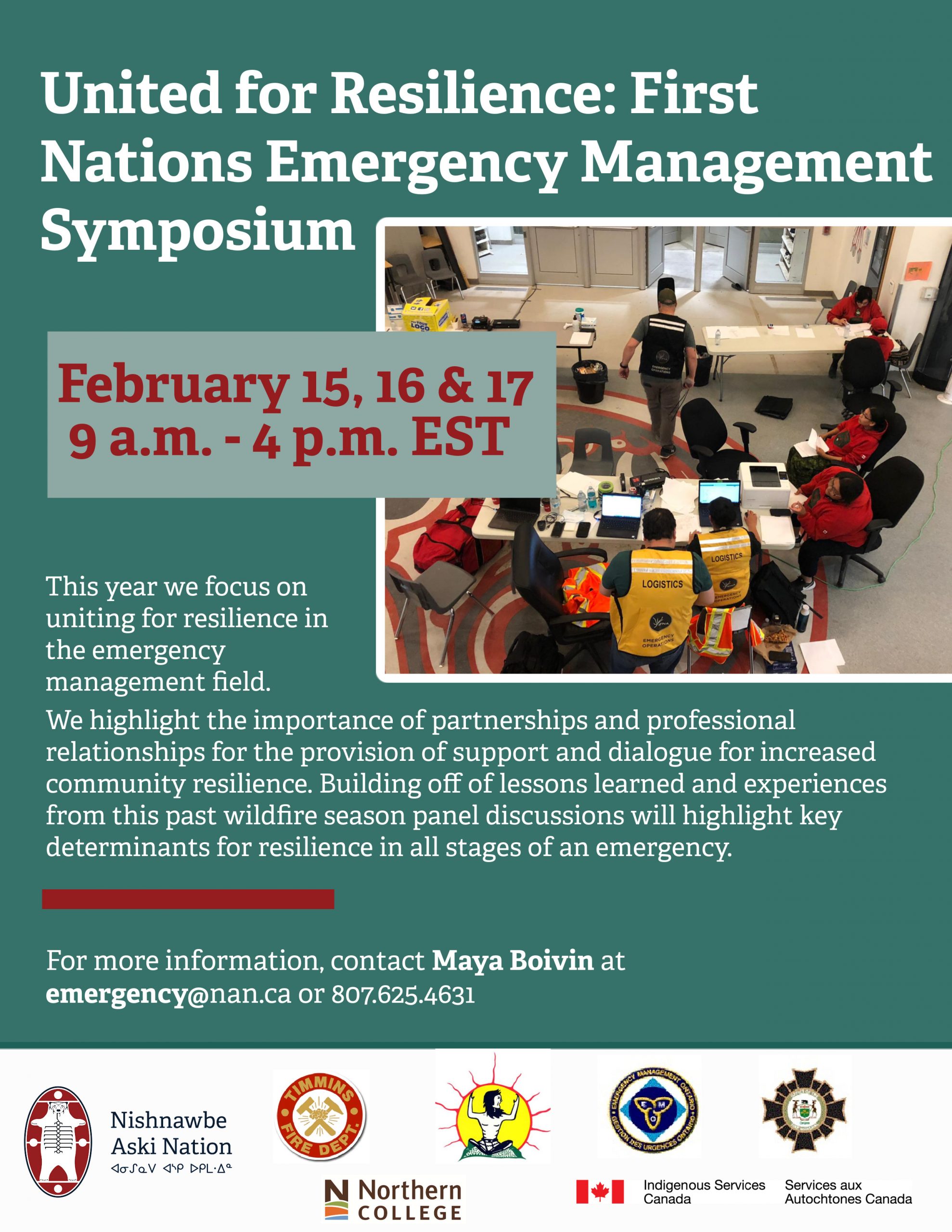 First Nations Emergency Management Symposium Nishnawbe Aski Nation